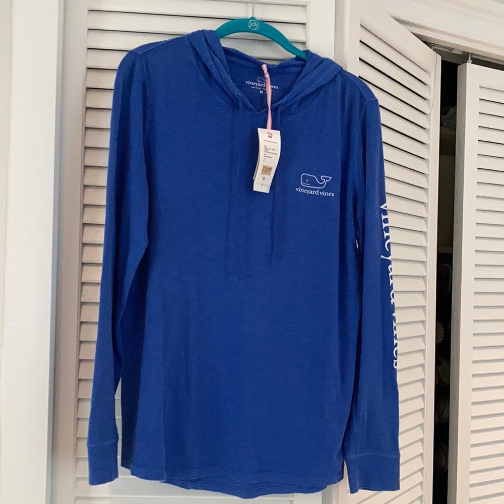 Vineyard Vines long sleeve garment dyed hoodie
